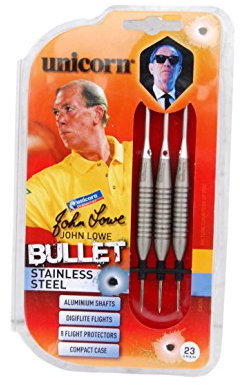 Unicorn Steel Dart Bullet John Lowe, Silber, 23 g, 07293