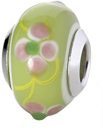 CEM Glasbeads Drops Beads Glaskugel 925/Silber CD792