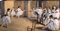 1art1 Edgar Degas Poster Ballettsaal Der Oper In Der Rue Peletier, 1872 Bilder Leinwand-Bild Auf Keilrahmen | XXL-Wandbild Poster Kunstdruck Als Leinwandbild 100x50 cm