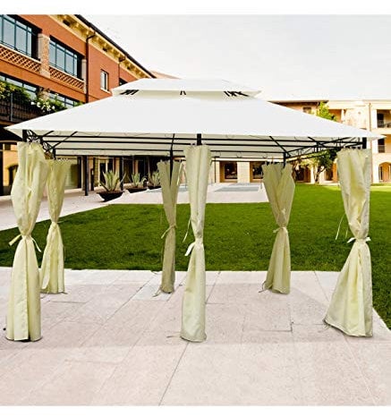 Papillon Sines Pergola, 3 x 4 m, avec 6 Rideaux