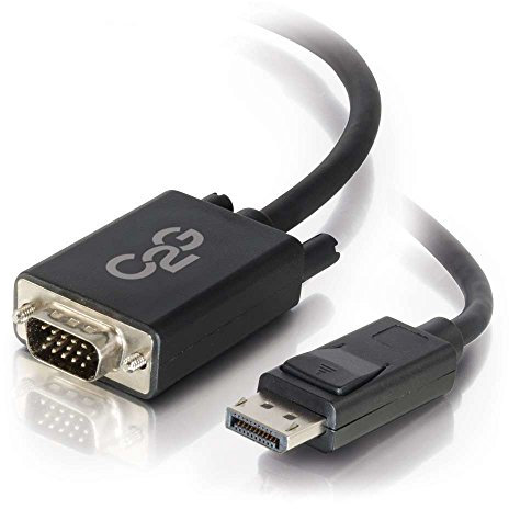 C2G 84333 3m DisplayPort Male to VGA Male Adapter Cable - Black