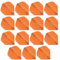 RED DRAGON Hardcore XT Orange Extra Dicke Standard Dart Flights - 5 Sätze pro Packung (15 Dart Flights insgesamt)