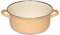 Riess, 0280-006, Kasserolle mit Chromrand 20, CLASSIC - BUNT/PASTELL, Farbe Goldgelb, Durchmesser 20 cm, Höhe 9.2 cm, Inhalt 2.0 Liter, Emaille, OHNE DECKEL, Deckel optional, Kochtopf, Induktion