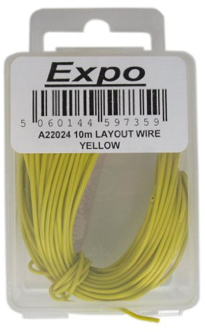 Expo 10m Railway Layout Wire Yellow # A22024