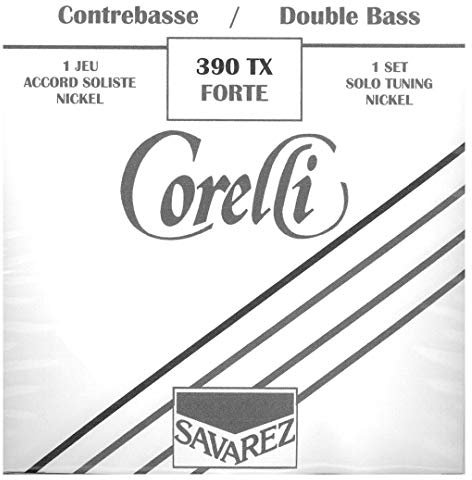 Corelli Kontrabass-Saiten Solostimmung Satz Nickel Extra stark 390TX