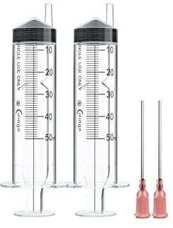 Ciringe 50 ml Syringe with 18G Pink Mixing Kit - 2 Sets
