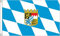 Flag Wholesaler Bavaria Crest Flagge, Mehrfarbig, Large