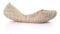 Melissa Campana Papel 20 Closed Toe Ballet Flats, Gold (Soft Gold Glitter 50712), 3/4 UK