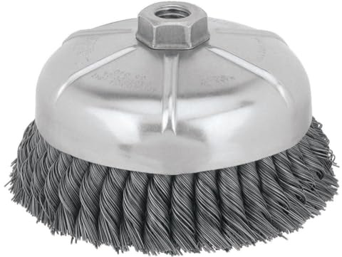 DEWALT Wire Cup Brush, Knotted, 6-Inch (DW4917)