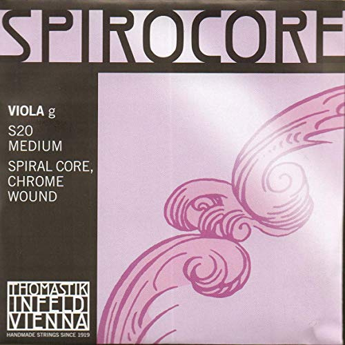 Thomastik single string for viola 4/4 Spirocore - G string spiral core wound with chrome steel, medium
