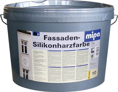 MIPA Fassadenfarbe Silikonharzfarbe, 10Ltr. …