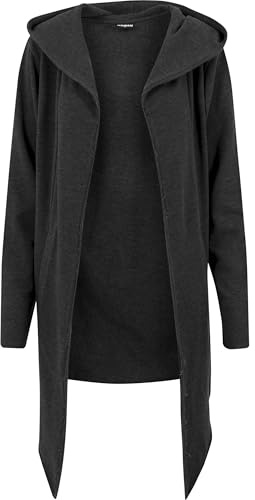 Urban Classics Herren Long Hooded Open Edge Cardigan