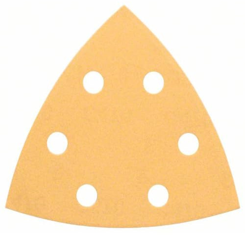 Bosch Professional Schleifblätter für Dreieckschleifer Holz und Farbe (50 Stück, 93 mm, Körnung 400, C470), 2608607886, Blau