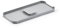 Naber Deckel | Modell 8013320 | für Mülleimer | 382 x 183 mm | Kunststoff Grau