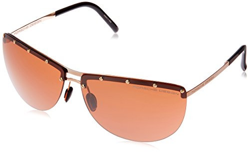 Porsche Design Damen Sonnenbrille P8577, Gr. Medium, Gold (Gold C)
