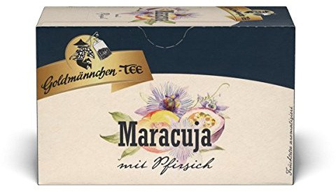 Goldmännchen Tee - Sanfte Maracuja mit Pfirsich einzeln versiegelt (2x40g)