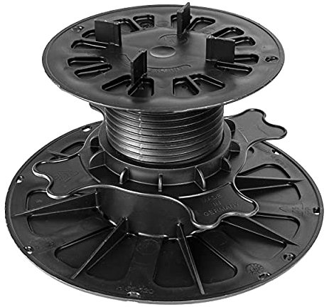 Supporto d‘ appoggio Premio Piastra di appoggio per Piastra per Pavimento Esterno per terrazza per Piastre Piastrelle per Patio in Cemento in Ceramica Altezza Regolabile 1 Pezzo 70-120 mm