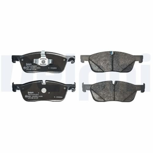 DELPHI LP3166 Bremsbelagsatz Bremsbeläge Vorne ohne Zubehör Kompatibel mit LAND ROVER Range Rover Evoque L538