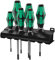 Wera Schraubendrehersatz 367/6 TORX® HF Kraftform Plus mit Haltefunktion + Rack, 6-teilig, 05028059001
