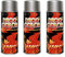 Fahrzeugteile Hoffmann 3 Stück 400ml Aluminium Ofenlack Auspufflack Lack hitzebeständig 650° 13290