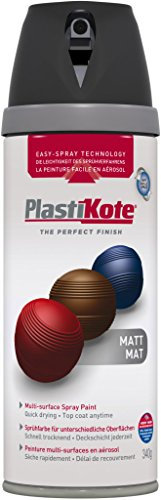 Plasti-kote Premium Spray Paint Matt 400ml Black