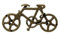 Metallpuzzle Fahrrad Bike Geduldspiel Knobelspiel Puzzle Geschenk für Biker oder Radfahrer 110x55x10 mm - 4611