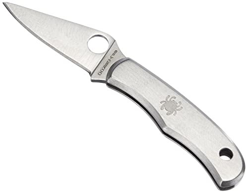 Spyderco C133P Erwachsene Taschenmesser Bug Knife, Plain, grau, One Size