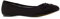 Flache Ballerinas für Damen und Junge Frauen mit flachem Blockabsatz und dekorativer Schleife - Loafer - TG104 – Große Auswahl an Farben und Ausführungen-Schwarz Satin-44 EU