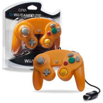 CirKa Wired Controller for GameCube/Wii - Orange
