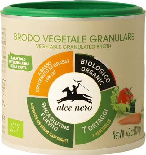 Brodo vegetale granulare Biologico Alce Nero 120g