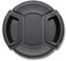 vhbw Objektivdeckel 52 mm kompatibel mit Panasonic HDC-SX5, HDC-TM350, HDC-SD5, HDC-SD9 Kamera - Kunststoff Schwarz, mit Innengriff
