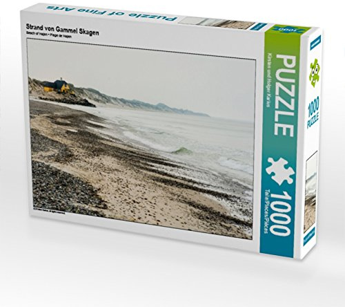 CALVENDO Puzzle Strand von Gammel Skagen | 1000 Teile Lege-Größe 64 x 48 cm Foto-Puzzle für glückliche Stunden