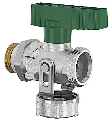 Simplex KFE-Kugelhahn DN 15 Durchgang für Trinkwasser, Selbstdichtender, Mehrschichtige Kupfer-Klemmverschraubungfarbe, Grün F10639