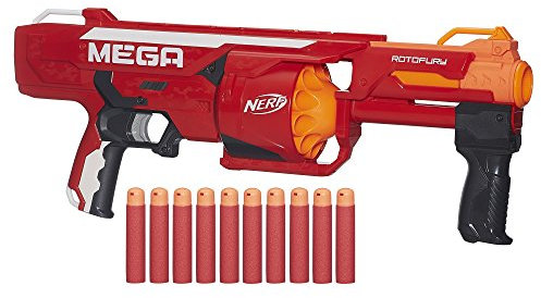 NERF Hasbro B1269EU4 - N-Strike Elite MEGA RotoFury, Spielzeugblaster