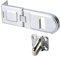 Master Lock 721EURD Porte Cadenas en Acier cémenté avec Charnière Argent 20 x 6 cm