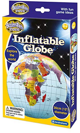Brainstorm Toys B1700 30 cm Inflatable Globe,