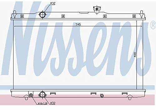 Nissens North America,Inc Radiator - 681376