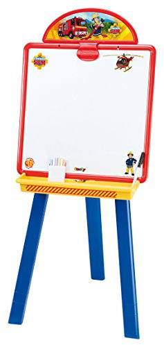 SMOBY 410604 - Feuerwehrmann Sam Mal- und Kreativtafel aus Kunststoff