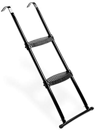 Échelle de Trampoline EXIT Toys - Universelle - Antidérapante - Accroît la Sécurité - pour Trampolines sur Pieds avec Hauteur de Cadre de 80-95cm