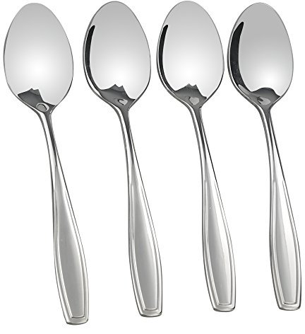 Pekky Stainless Steel Dessert Spoon, 12 Pieces Small Spoons Set