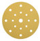 Mirka Gold Universal-Schleifpapier Ø 150mm Klett 17-Loch/Korn P180, 100 Stk/Zum Schleifen von Gips, Spachtel, Spanplatten, Holz, Lack