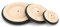 JOWE Holzrad mit Gummireifen 43 mm, 4 Stk - Holzräder aus Buche Made in Austria
