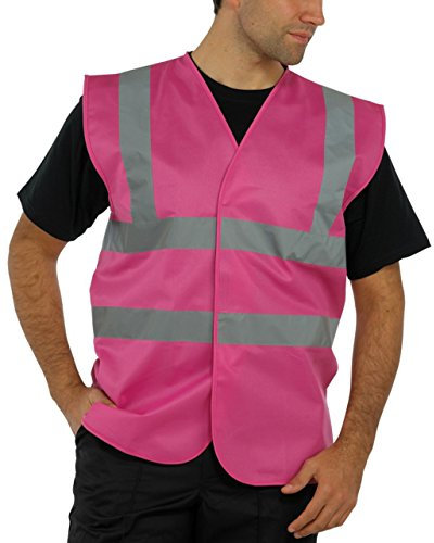 Gilet haute visibilité Yoko unisexe - Rose - Large