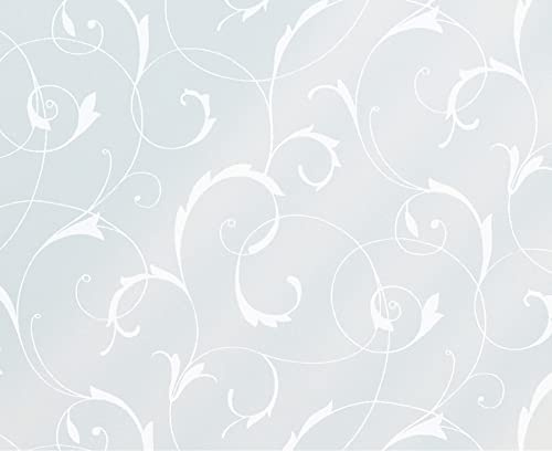 Fablon FAB10309 Roll Scroll Flower Window Static Cling, 67.5 cm x 1.5 m