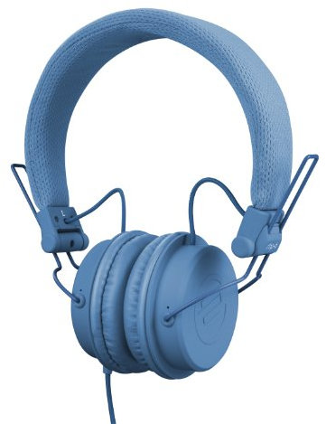 Reloop RHP-6 blue - cuffie ultracompatte per DJ e lifestyle con bassi profondi, medi in sintonia e alti trasparenti, costruzione chiusa, blu