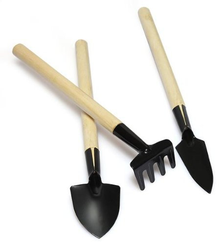 Vivreal® Mini Gartenwerkzeug Set Haue Schaufel Harke Garten Pflanze Werkzeug Gartengeräte
