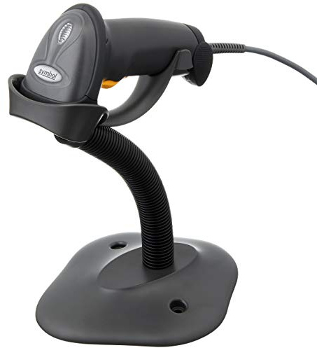 Motorola 1D Barcode-Scanner Zebra Technologies LS2208 Laser Anthrazit Hand-Scanner USB by