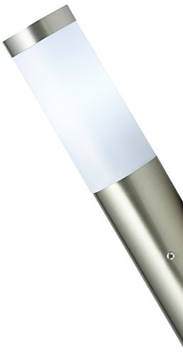 HILIGHT Wandleuchte Edelstahl Wandlampe Hauslampe Leuchte Wandfackel Fackel Lampe ohne Bewegungsmelder