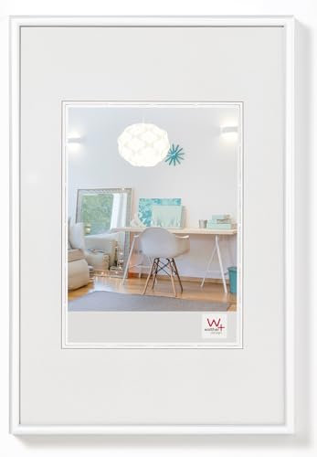walther design Cadre Photo Blanc 30 x 40 cm Nouveau Lifestyle Cadre en Plastique KV040W