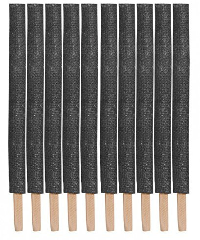 Nico 10 Wachsfackeln Brenndauer: 50-60 Minuten mit Tropfschutz f Halloween Party